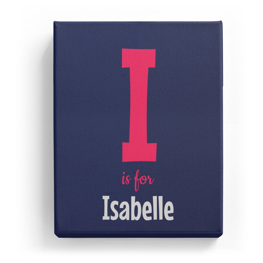 Isabelle's Personalized Canvas Art