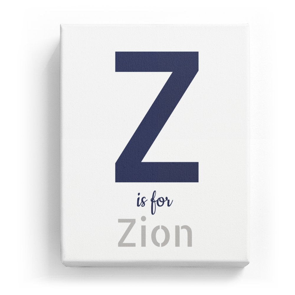 Zion's Personalized Canvas Art