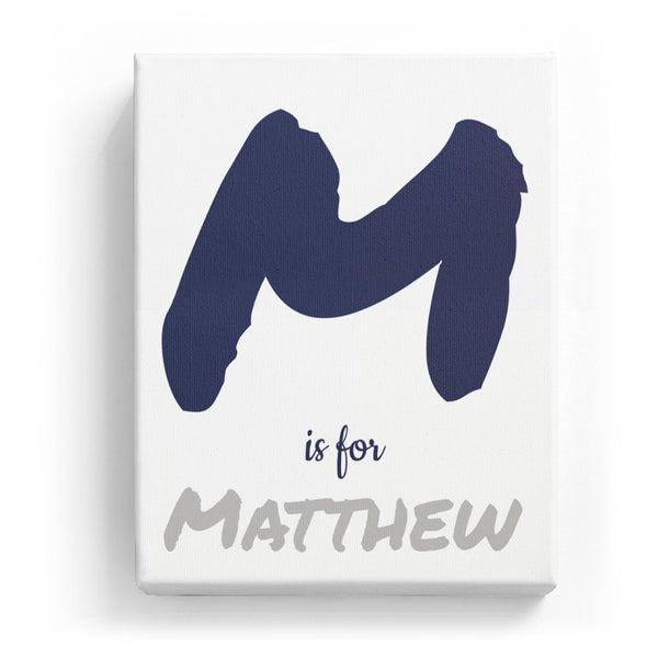 M is for Matthew - Artistic