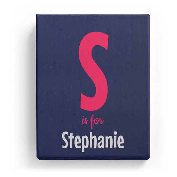 S is for Stephanie - Cartoony