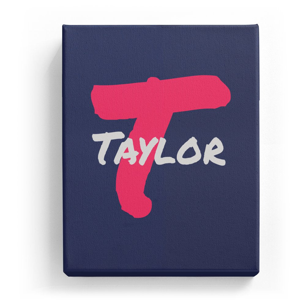 Taylor's Personalized Canvas Art