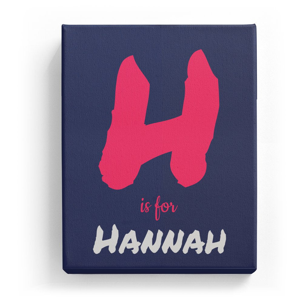 Hannah's Personalized Canvas Art
