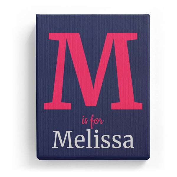 M is for Melissa - Classic