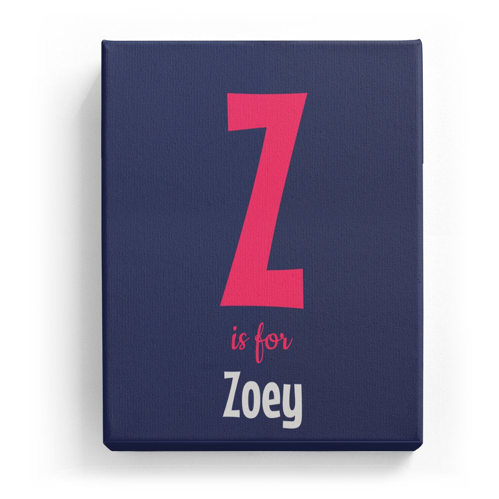 Zoey's Personalized Canvas Art