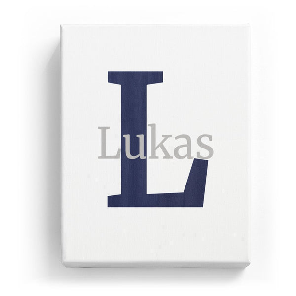Lukas Overlaid on L - Classic
