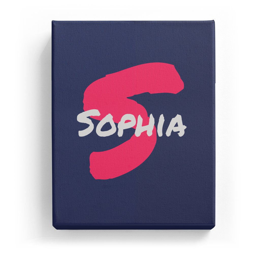 Sophia's Personalized Canvas Art