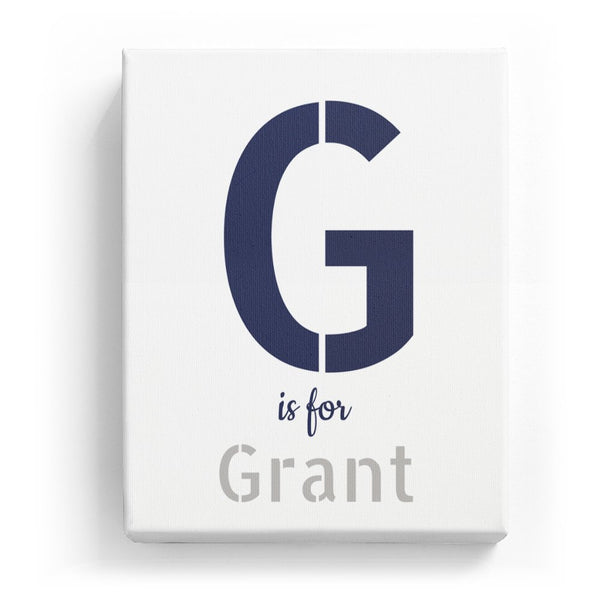 G is for Grant - Stylistic