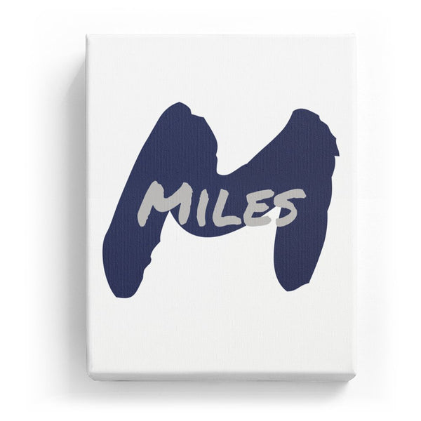 Miles Overlaid on M - Artistic