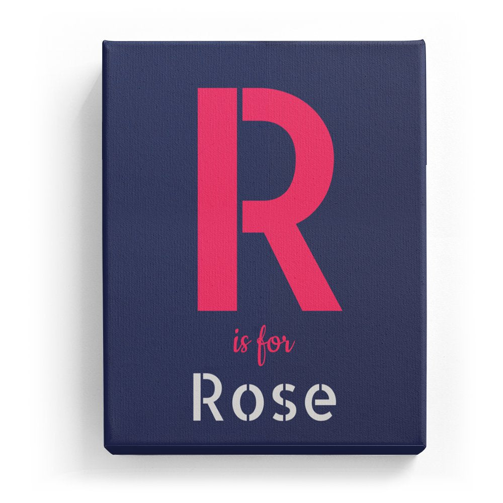Rose's Personalized Canvas Art