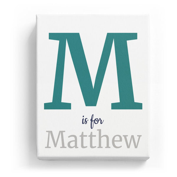 M is for Matthew - Classic