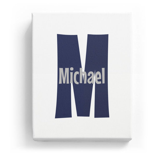 Michael Overlaid on M - Cartoony