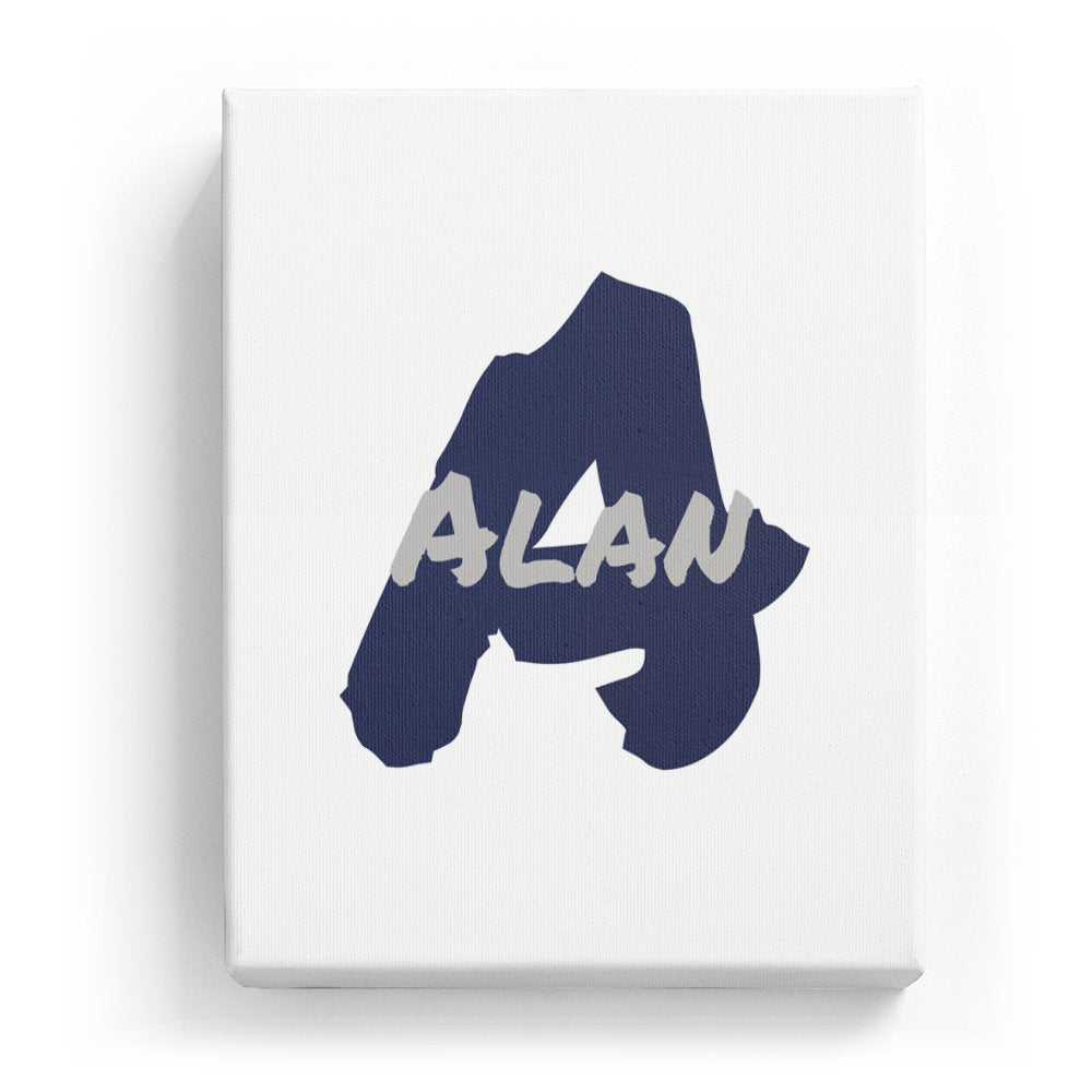 Alan's Personalized Canvas Art