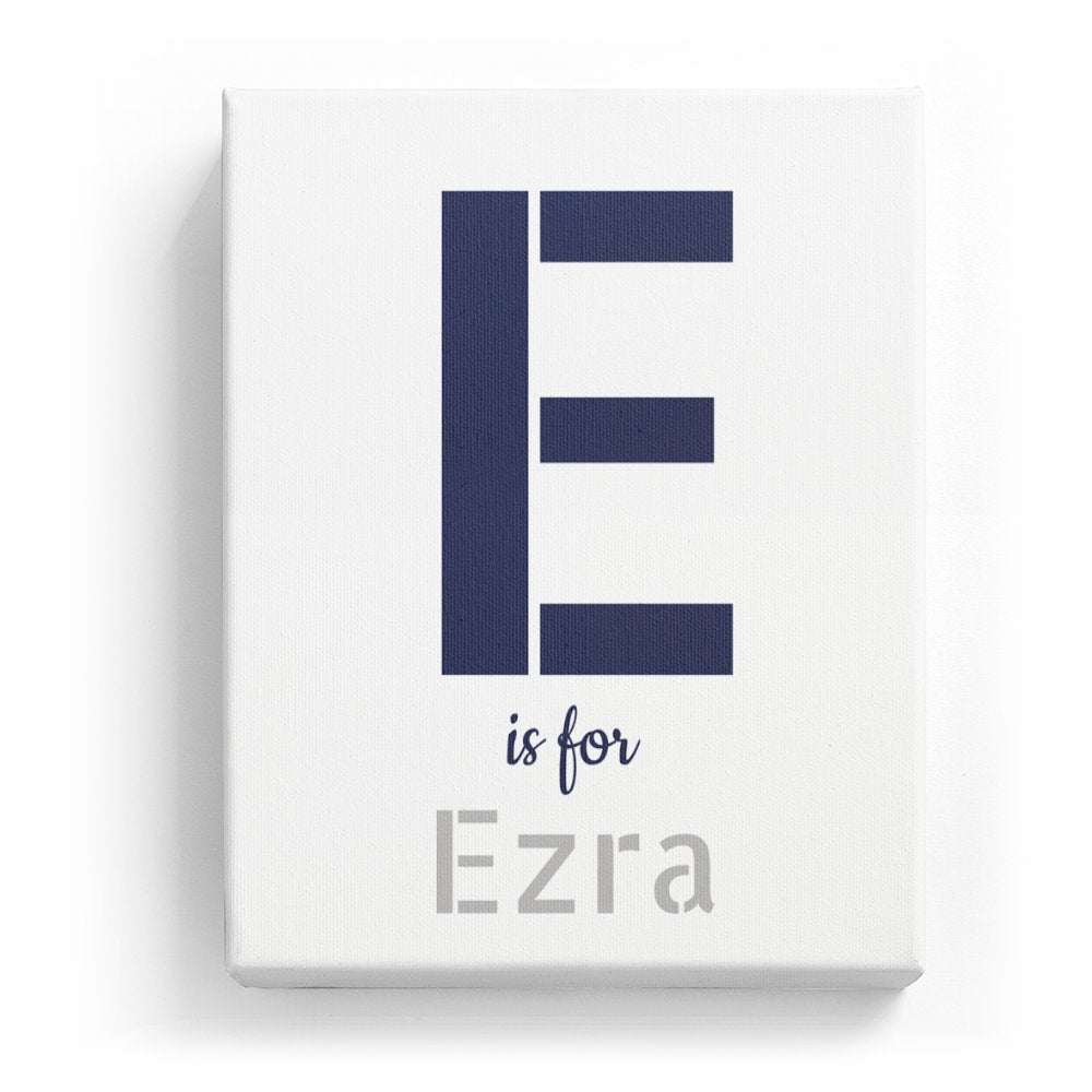 Ezra's Personalized Canvas Art