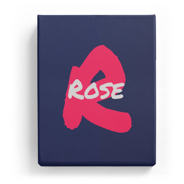 Rose Overlaid on R - Artistic