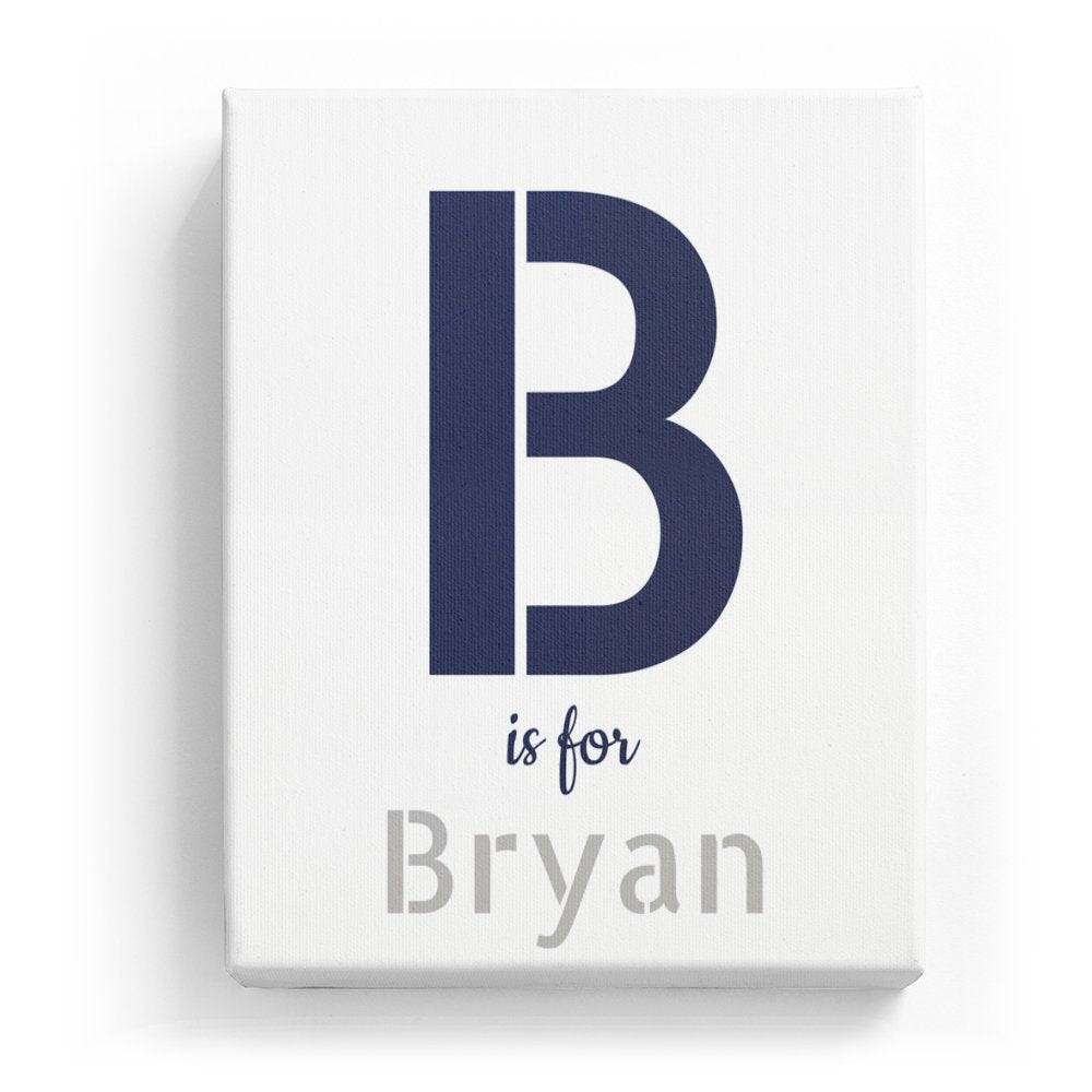 Bryan's Personalized Canvas Art