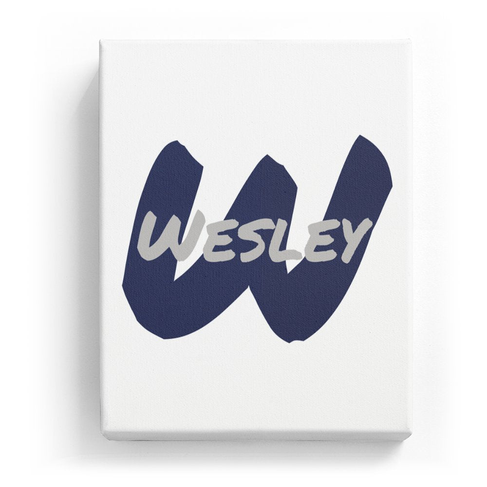 Wesley's Personalized Canvas Art