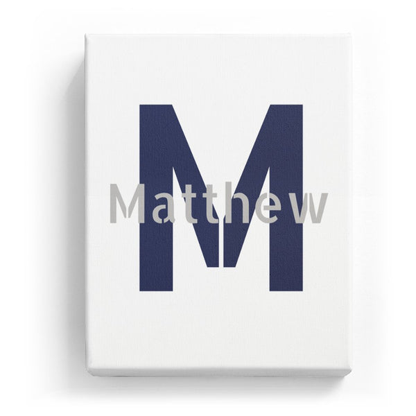 Matthew Overlaid on M - Stylistic