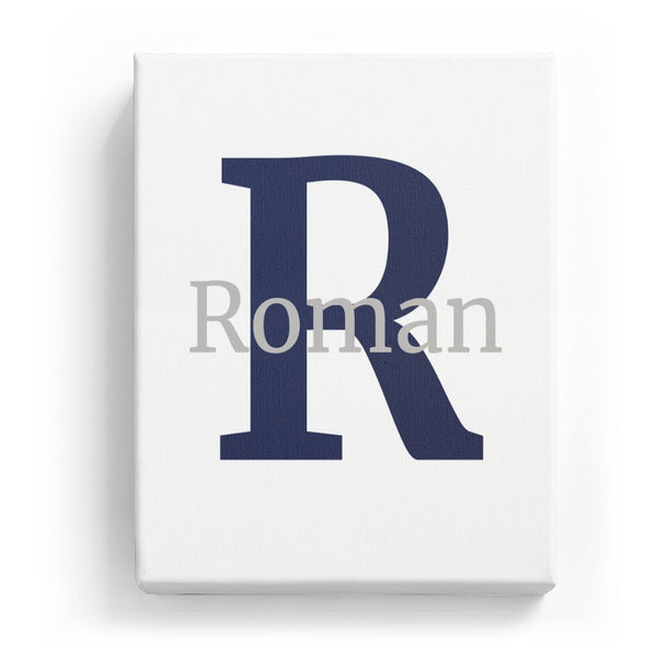 Roman Overlaid on R - Classic