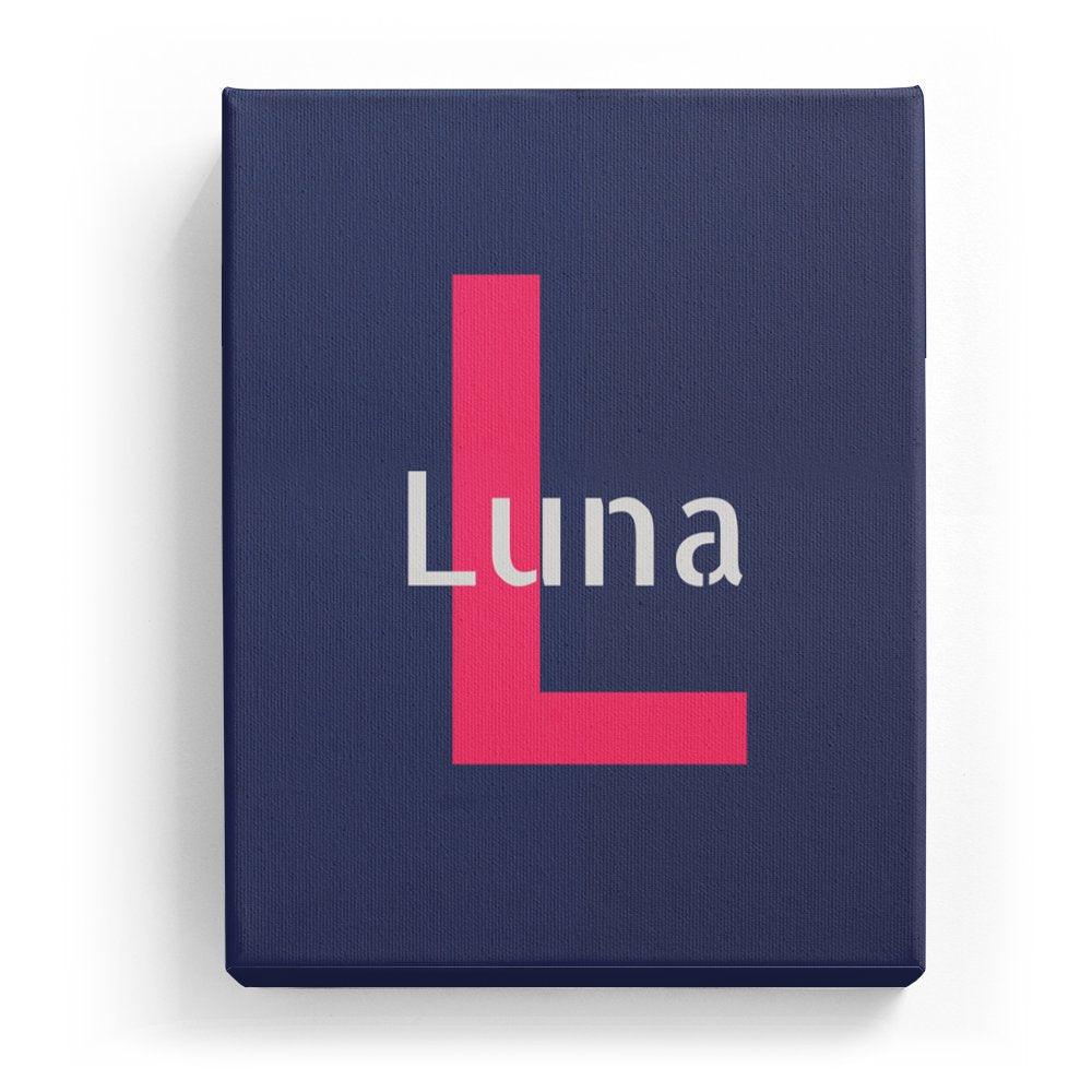 Luna's Personalized Canvas Art