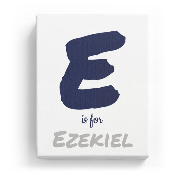 E is for Ezekiel - Artistic