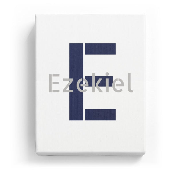 Ezekiel Overlaid on E - Stylistic