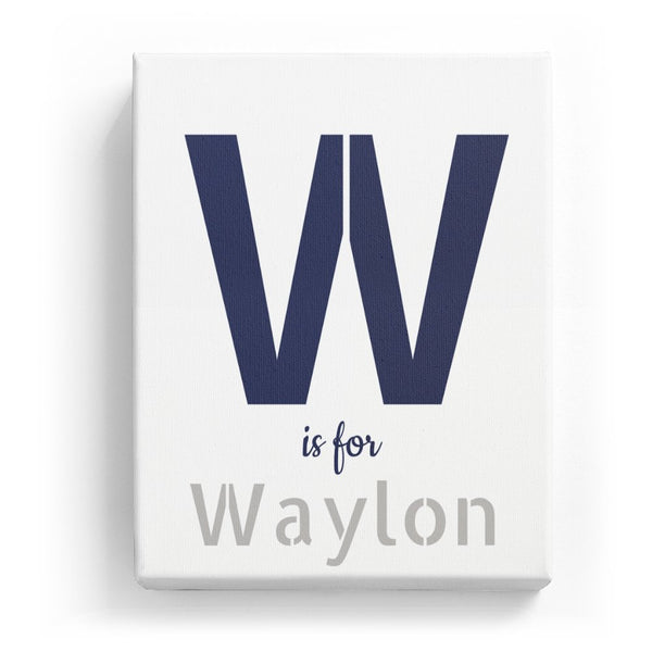 W is for Waylon - Stylistic