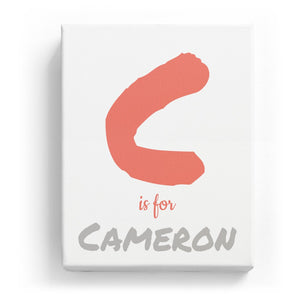 C is for Cameron - Artistic