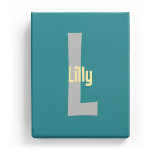 Lilly Overlaid on L - Cartoony