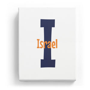 Israel Overlaid on I - Cartoony