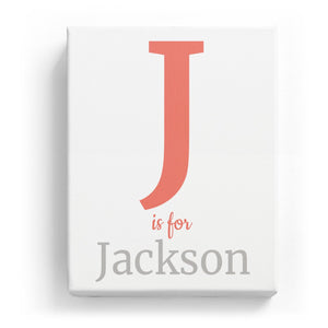 J is for Jackson - Classic