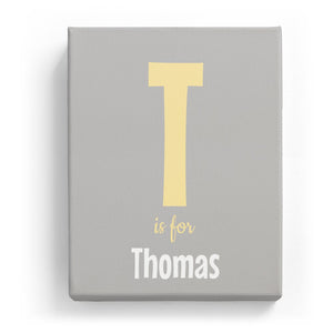 T is for Thomas - Cartoony