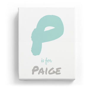 P is for Paige - Artistic