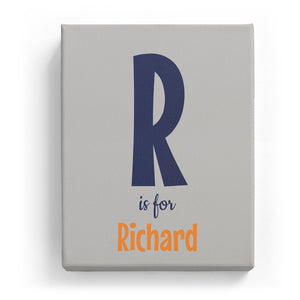 R is for Richard - Cartoony