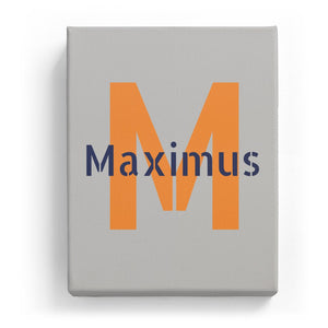Maximus Overlaid on M - Stylistic