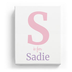 S is for Sadie - Classic