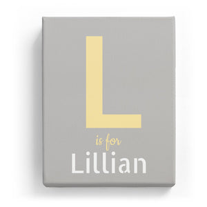 L is for Lillian - Stylistic