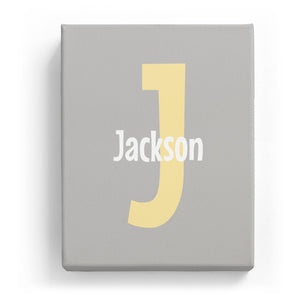 Jackson Overlaid on J - Cartoony