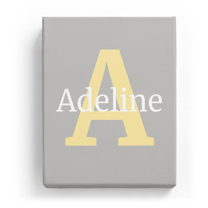 Adeline Overlaid on A - Classic