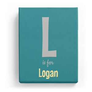 L is for Logan - Cartoony