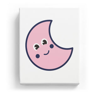 Moon with Face - No Background