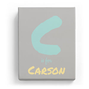 C is for Carson - Artistic
