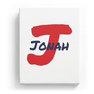 Jonah Overlaid on J - Artistic