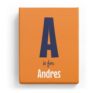 A is for Andres - Cartoony