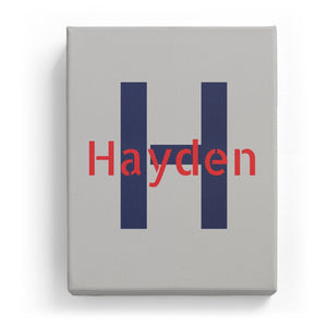 Hayden Overlaid on H - Stylistic