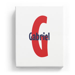 Gabriel Overlaid on G - Cartoony