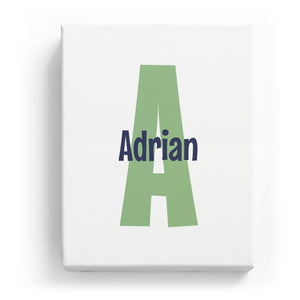 Adrian Overlaid on A - Cartoony