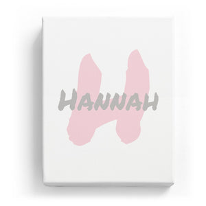 Hannah Overlaid on H - Artistic