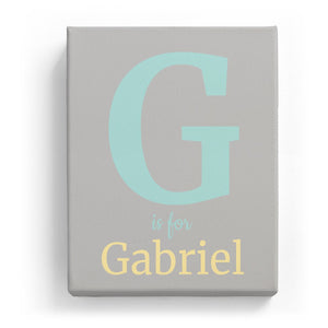 G is for Gabriel - Classic