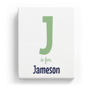 J is for Jameson - Cartoony