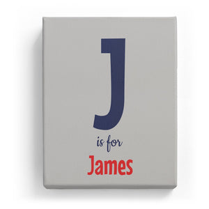 J is for James - Cartoony